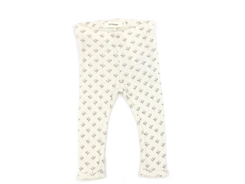 Lil Atelier turtledove blomstret legging